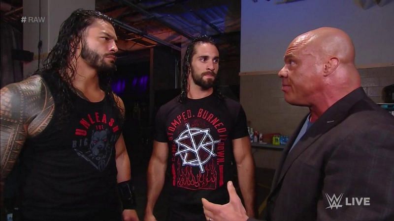 Seth Rollins saved Roman Reigns from a two-on-one assault